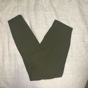 Lululemon olive green align pant